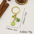 Zinc Alloy Colorful Butterfly Keychain Bag Charm Gift view 2