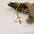 Metal Cartoon Santa Tree Christmas Keychain Set For Gift view 4