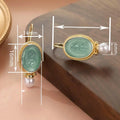 Classical Faux Pearl Dangle Earrings, Fresh Forest New Chinese Style Earrings view 4