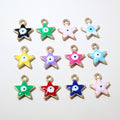 10x9mm 0.2g Gold Zinc Alloy Charm Pendant for DIY Necklace Bracelet Jewelry Making view 3