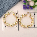 Gold Plated Spiral Metal Ear Cuffs For Women, Niche Design Sweet Cool Asian Style Earrings view 4