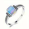 European American Water Drop Line Ring With Delicate Design Niche Light Luxury Fashion Jewelry view 1