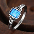 European American Water Drop Line Ring With Delicate Design Niche Light Luxury Fashion Jewelry view 2