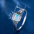 European American Water Drop Line Ring With Delicate Design Niche Light Luxury Fashion Jewelry view 4