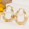 New Maillard Style Ear Cuffs, Woven Metal Creative Niche Magazine Inspired Jewelry Earrings view 2