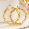 Multi Layer Rotating Spiral Thread Ear Cuff For Women, Punk Metal Niche Fashion Jewelry Earrings view 2