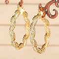 Multi Layer Rotating Spiral Thread Ear Cuff For Women, Punk Metal Niche Fashion Jewelry Earrings view 5