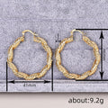 Multi Layer Rotating Spiral Thread Ear Cuff For Women, Punk Metal Niche Fashion Jewelry Earrings view 4