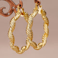 Multi Layer Rotating Spiral Thread Ear Cuff For Women, Punk Metal Niche Fashion Jewelry Earrings view 1