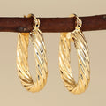 Women's U Shaped Spiral Ear Cuff, Middle East Style Niche Fashion Accessory For Earrings view 3