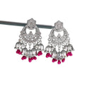 Vintage Bohemian Rhinestone Flower Geometric Hollow Bell Tassel Alloy Chandelier Ethnic Drop Earrings view 5