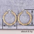 New Spiral Metal Plated Ear Cuff Earrings For Women, Middle East European American Style view 4