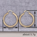 Exotic Middle Eastern Large Hoop Earrings, Cross Lattice Metal Statement Ear Cuffs view 4