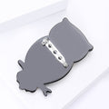 Acrylic Alloy Owl Brooch For Personalized Women's Clothing Decoration view 4