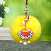 Ruyi-Lock Yellow-Pom