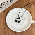 Light Luxury Alloy Enamel Earphone Pendant Sweater Necklace For Women Geometric Circle Jewelry view 4