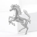 Smooth Alloy Horse Brooch Pin For Unisex Animal Apparel view 2