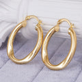 Irregular U Shape Metal Ear Cuff Earrings For Women, French Hong Kong Middle East Style view 2