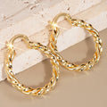 Middle East Style Metal Spiral Ear Cuff, Y2K Asian Streetwear Fashion Jewelry For Women Earrings view 1