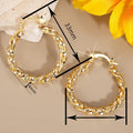 Middle East Style Metal Spiral Ear Cuff, Y2K Asian Streetwear Fashion Jewelry For Women Earrings view 2