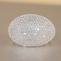 Sparkling Micro Paved Zircon Ring For Women, Light Luxury Fashion Finger Jewelry view 3