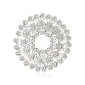 Fashion Alloy Rhinestone Circle Brooch For Women's Apparel Accessories view 2