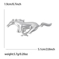 Alloy Smooth Horse Brooch Pin For Unisex Apparel Decoration view 6