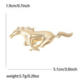 Alloy Smooth Horse Brooch Pin For Unisex Apparel Decoration view 5