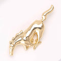 Alloy Smooth Horse Brooch Pin For Unisex Apparel Decoration view 4