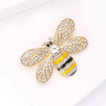 Alloy Rhinestone Bee Brooch Pin For Women's Apparel view 3