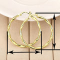 Wavy Thin Ring Metal Ear Cuffs For Women, Electroplated Faux Gold Cool Girl Asian Style Jewelry Earrings view 4