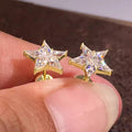 Delicate Star Stud Earrings For Women, Minimalist Daily Fashion Y2K Sweet Personality Accessory view 2