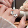Shell Beaded Geometric Open Ring With Round Oval Stone Accent Vacation Style Index Jewelry view 3