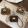 Light Luxury Cowhide Leopard Print Removable Round Pendant Sweater Necklace For Bags And Outfits view 2