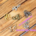 Small Metal Lobster Clasps in Six Jewelry Making Finishes view 4