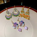 Bohemian Butterfly Artificial Crystal Tassel Drop Earrings Vintage Light Luxury Ear Jewelry view 3