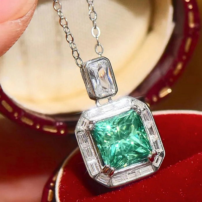 Women Luxury Geometric Necklace, Chic High Fashion Jewelry Accessory For Evening Dress Styling