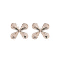 Light Luxury Alloy Waterdrop Crystal Heart Jewelry Set With Stud Earrings Bracelet Necklace view 5