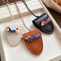 Light Luxury Resin Dachshund Dog Eyeglass Clip Necklace With Leather Cord Cute Animal Pendant view 2