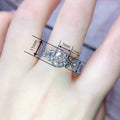 Korean Butterfly Bridal Proposal Ring For Women, Light Luxury Elegant Lady Fashion Finger Jewelry view 4