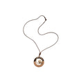 Vintage Ethnic Zinc Alloy Sweater Necklace With Teardrop Leaf Round Geometric Pendant view 5