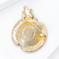 Alloy Enamel Rhinestone Poppy Flower Brooch For Women's Clothing Decoration view 4
