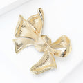 Alloy Rhinestone Bow Brooch Elegant Lapel Pin For Formal Apparel view 4