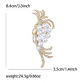 Light Luxury Pearl Rhinestone Brooch Pin For Sweaters And Cardigans view 6