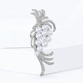 Light Luxury Pearl Rhinestone Brooch Pin For Sweaters And Cardigans view 2