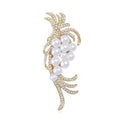 Light Luxury Pearl Rhinestone Brooch Pin For Sweaters And Cardigans view 1