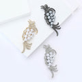 Light Luxury Pearl Rhinestone Brooch Pin For Sweaters And Cardigans view 4