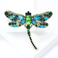 Alloy Rhinestone Dragonfly Brooch Pin For Womens Fashion Apparel view 3