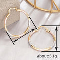 Trendy Three Color Painted Oil Thin Hoop Earrings For Women, Checkerboard Texture Niche Design view 2