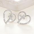 Korean Style Irregular Heart Stud Earrings For Women, Fashion Light Luxury Jewelry view 1